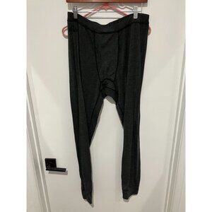 McKinley Men's Thermal Base Layer Pants, Gray, Size Large